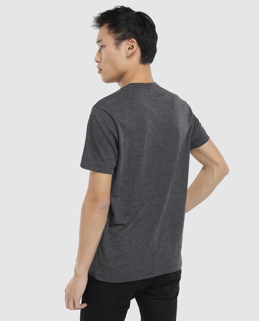 Camiseta de hombre Gap gris oscuro de manga corta