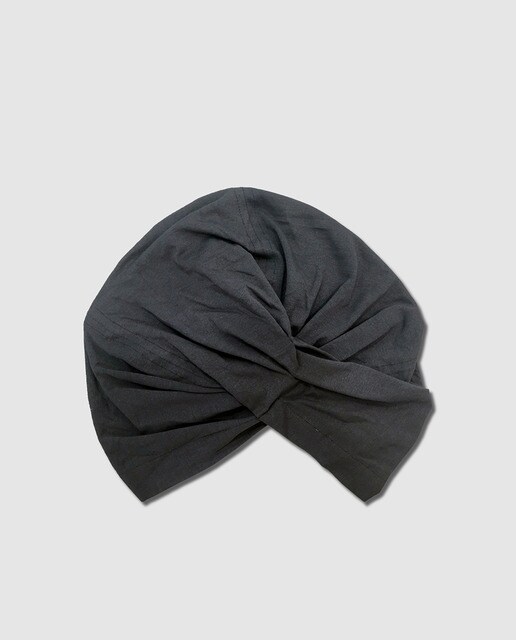 Turbante de mujer Belle Turban Alejandría-V de viscosa gris