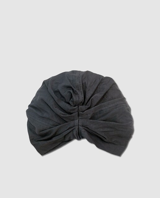 Turbante de mujer Belle Turban Alejandría-V de viscosa gris