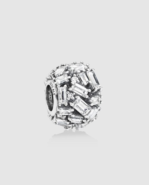 Charm Pandora Brillo Delicado de plata y circonitas