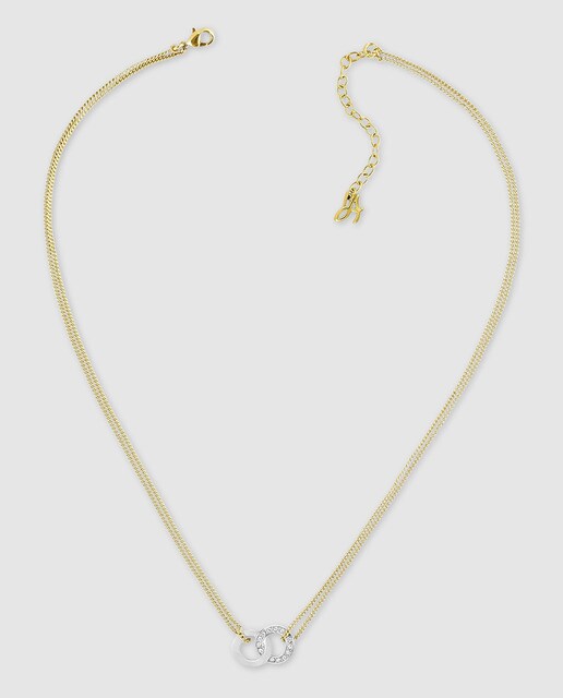 Collar Adore Signature bicolor con Swarovski