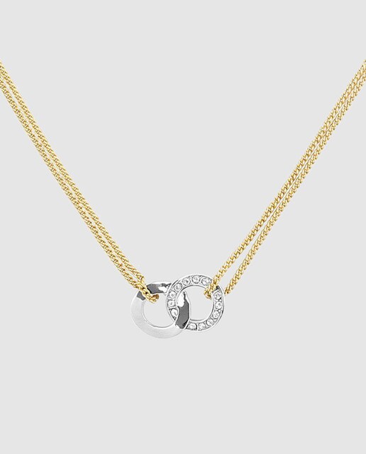 Collar Adore Signature bicolor con Swarovski
