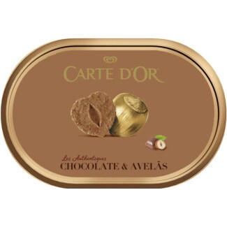 Carte D'or Gelado de Chocolate e Avelãs embalagem 1000 ml