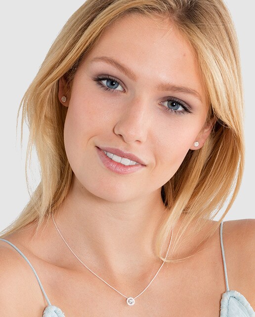 Collar Thomas Sabo Light of Luna de plata y circonitas