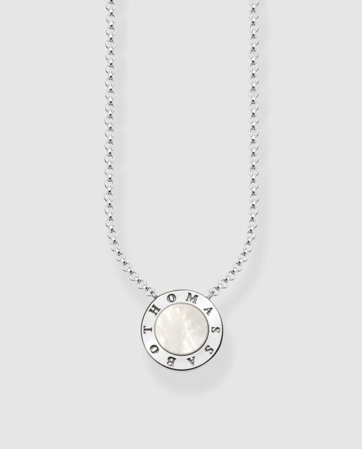 Collar Thomas Sabo Sterling Silver de plata y nácar