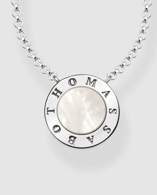 Collar Thomas Sabo Sterling Silver de plata y nácar