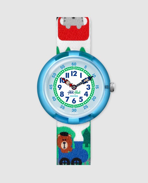 Reloj de niña Flik Flak Wonderland FBNP108 textil multicolor