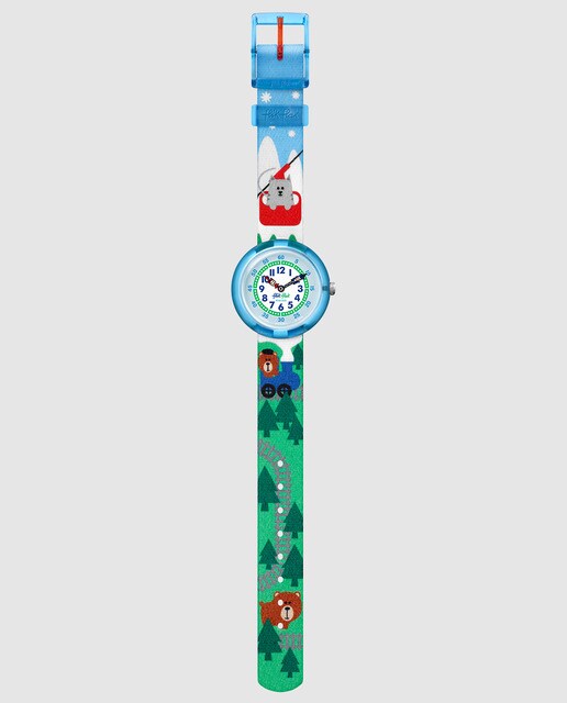Reloj de niña Flik Flak Wonderland FBNP108 textil multicolor
