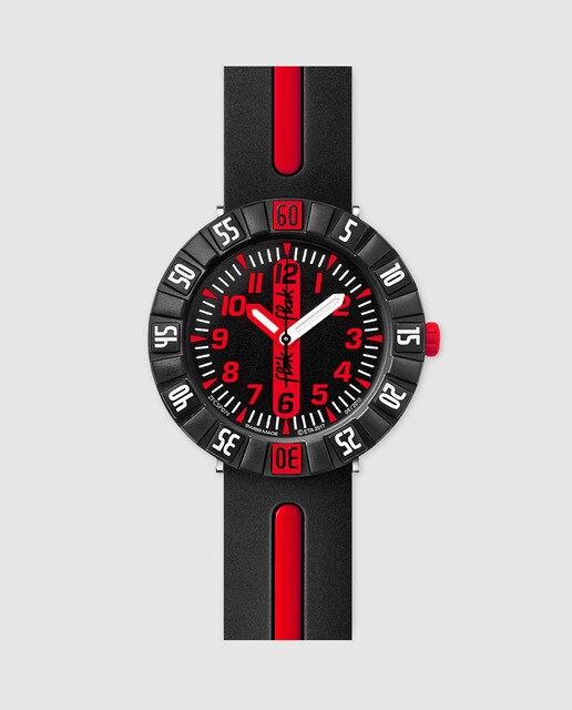 Reloj de niño Flik Flak Wonderland FCSP079 negro y rojo