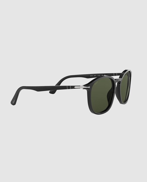 Gafas de sol de hombre Persol con montura de acetato en negro