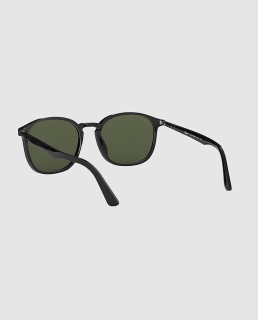 Gafas de sol de hombre Persol con montura de acetato en negro