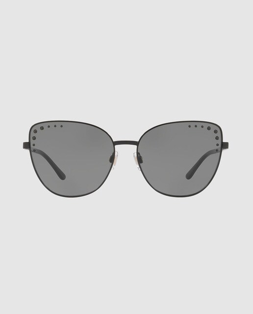 Gafas de sol de mujer estilo mariposa Polo Ralph Lauren de metal en negro
