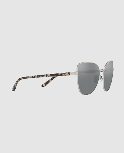 Gafas de sol de mujer estilo mariposa Polo Ralph Lauren de metal en plata