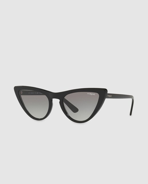 Gafas de sol de mujer cat eye Vogue de acetato en negro
