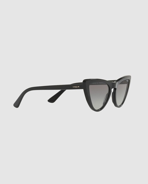 Gafas de sol de mujer cat eye Vogue de acetato en negro