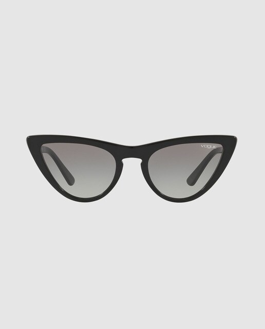 Gafas de sol de mujer cat eye Vogue de acetato en negro