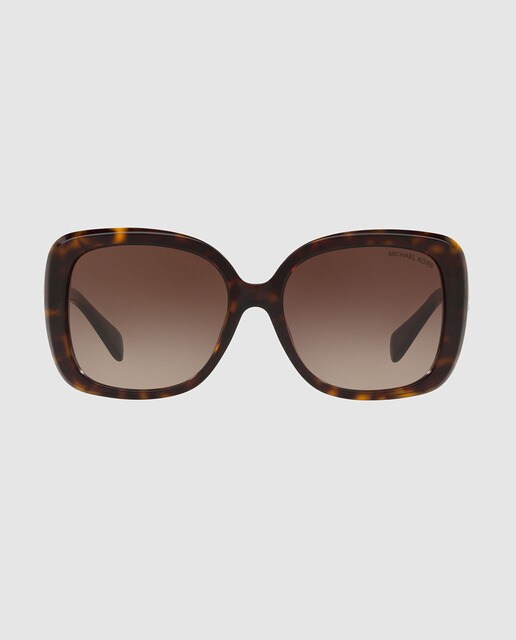 Gafas de sol de mujer Michael Kors cuadradas de acetato en habana marrón