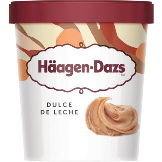 Haagen-Dazs Gelado de Doce de Leite embalagem 460 ml