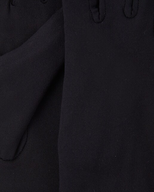 Guantes de mujer Cuddl Duds en negro liso