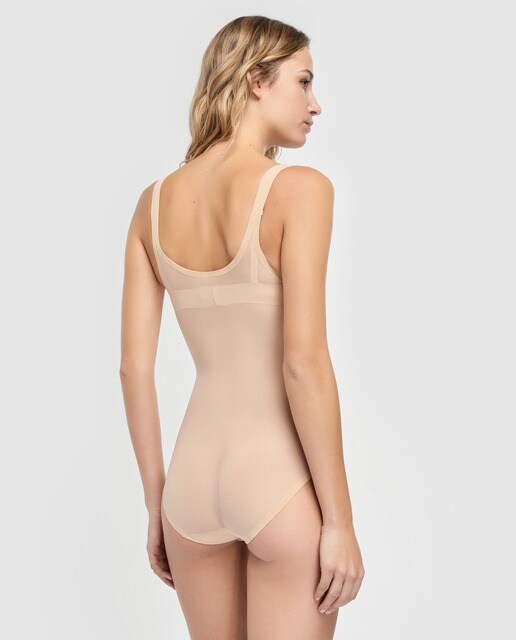 Body moldeador Wolford transparente con tirantes