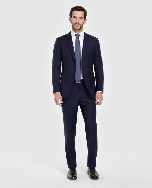 Camisa de hombre Emidio Tucci regular lisa blanca