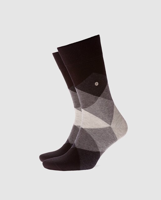 Calcetines de hombre Burlington cortos grises