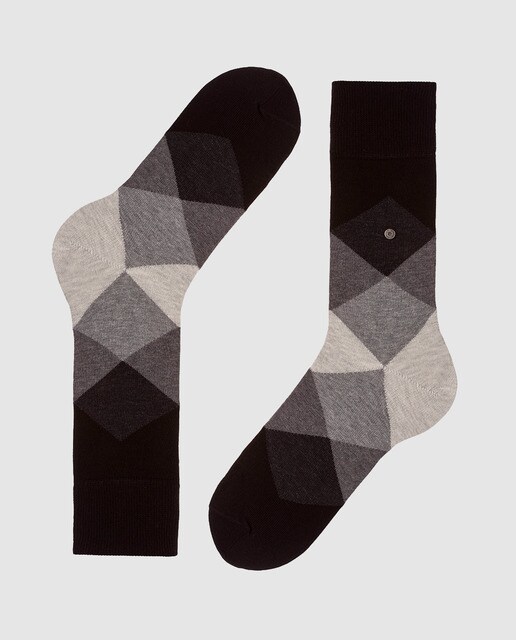 Calcetines de hombre Burlington cortos grises