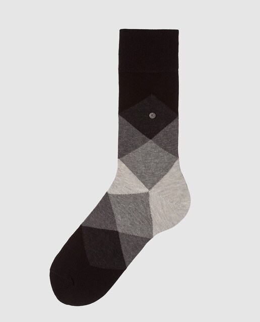 Calcetines de hombre Burlington cortos grises