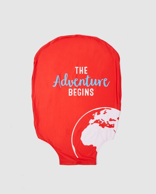 Funda, roja, para maletas