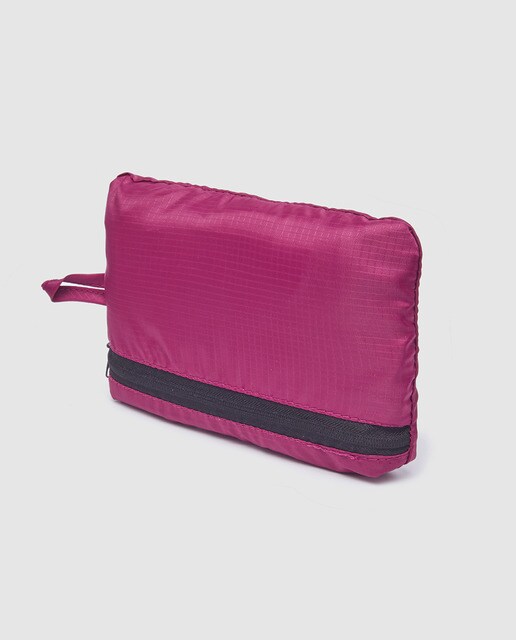 Pack de tres fundas, moradas, para viaje