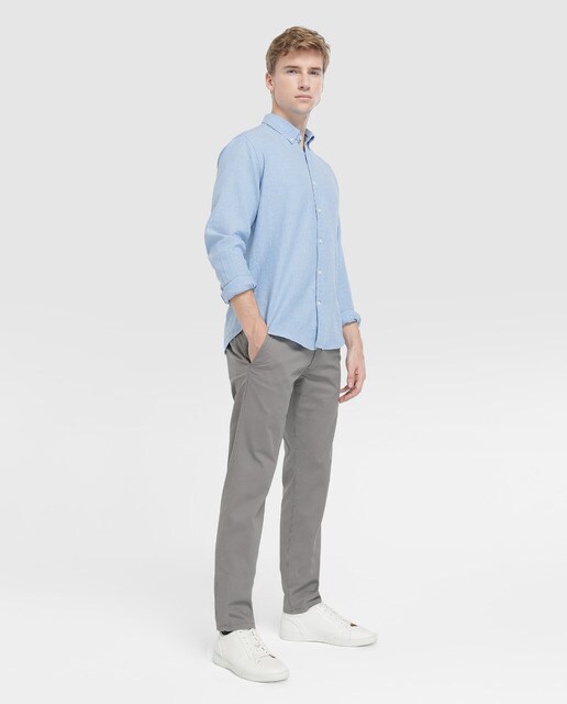Chino de hombre Esprit slim gris