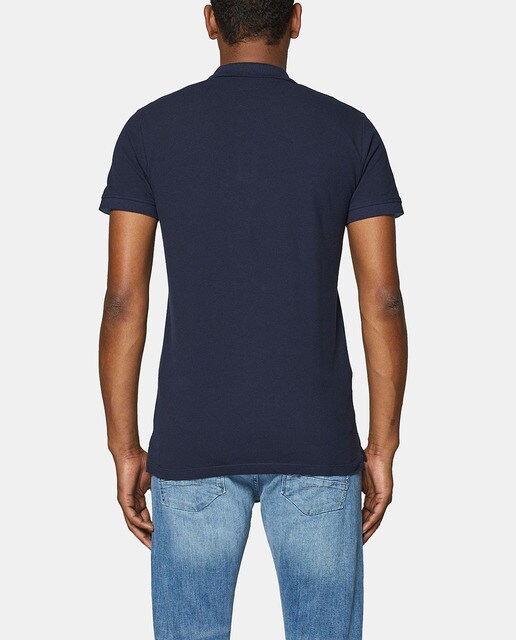 Polo de hombre Esprit azul marino de manga corta