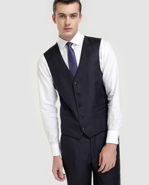 Chaleco de vestir de hombre Studio Classics azul marino