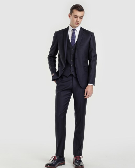 Chaleco de vestir de hombre Studio Classics azul marino