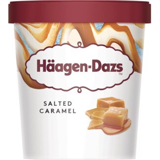 Haagen-Dazs Gelado de Caramelo Salgado embalagem 460 ml