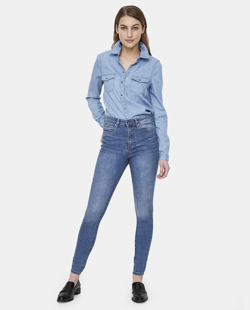 Vaquero skinny de mujer Vero Moda azul