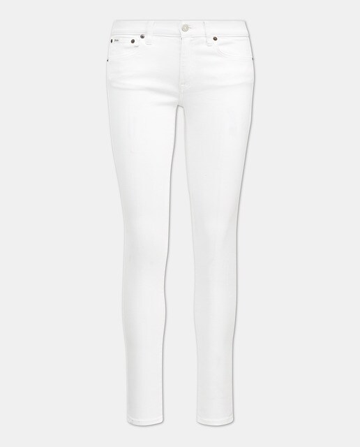 Vaquero pitillo de mujer Polo Ralph Lauren en color blanco