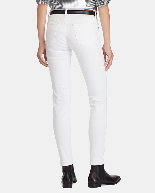 Vaquero pitillo de mujer Polo Ralph Lauren en color blanco