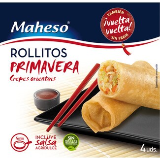 Maheso Rolitos Primavera Crepes Orientais embalagem 225 g