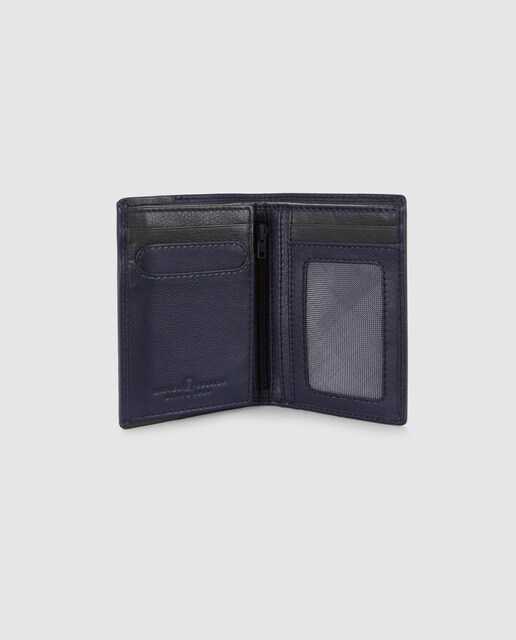 Cartera de hombre Miguel Bellido de piel en azul