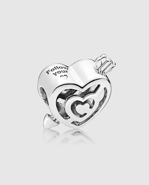 Charm Pandora Camino de Amor de plata