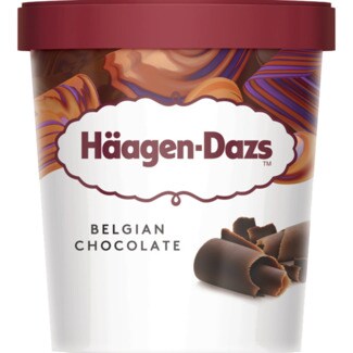 Haagen-Dazs Gelado de Chocolate Belga embalagem 95 ml