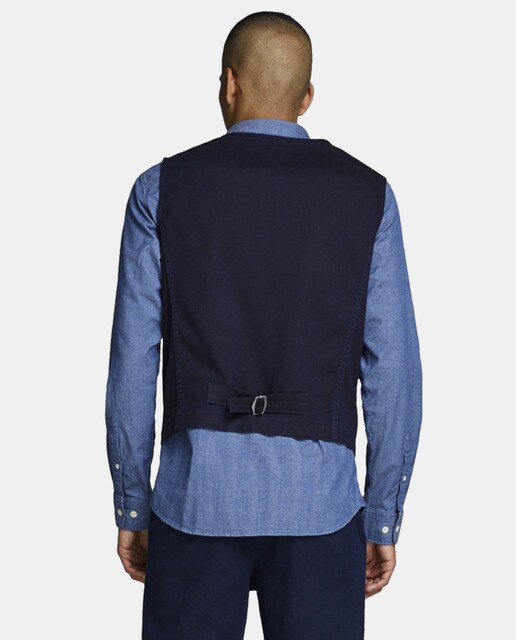 Chaleco de hombre Jack & Jones azul marino