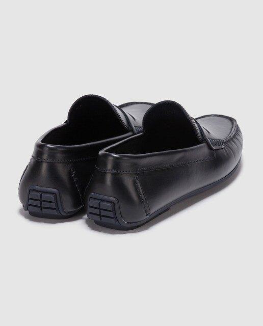 Mocasines de hombre Martinelli de piel en color azul