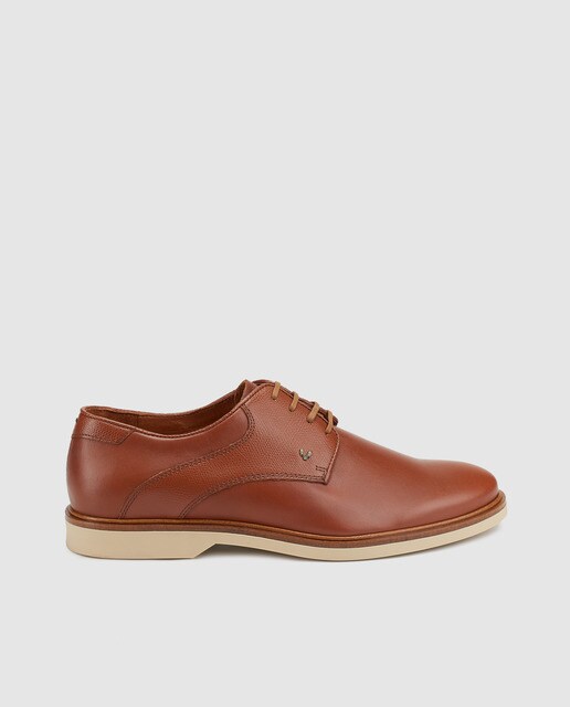 Zapatos de cordones de hombre Martinelli de piel marrón