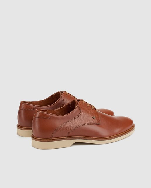 Zapatos de cordones de hombre Martinelli de piel marrón