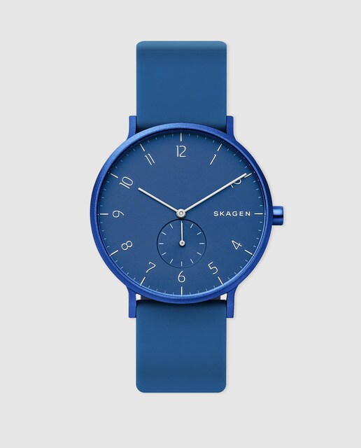 Reloj de hombre Skagen Aaren Kulor SKW6508 de silicona azul