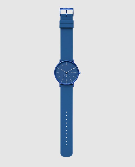 Reloj de hombre Skagen Aaren Kulor SKW6508 de silicona azul