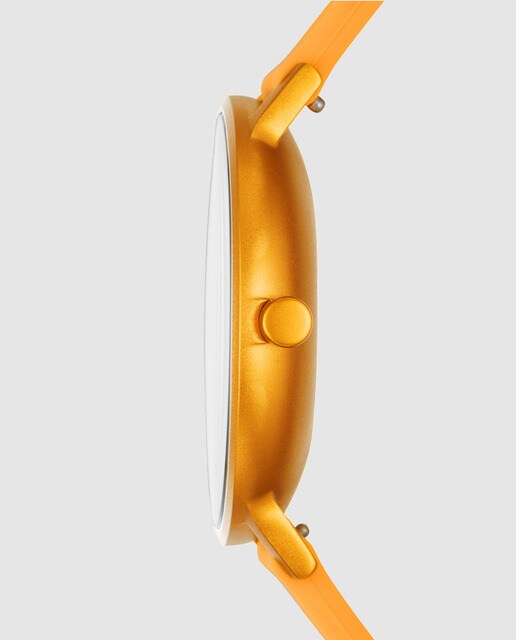 Reloj de hombre Skagen Aaren Kulor SKW6510 de silicona amarillo