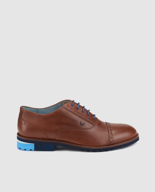 Zapatos de cordones de hombre Martinelli de piel marrón claro